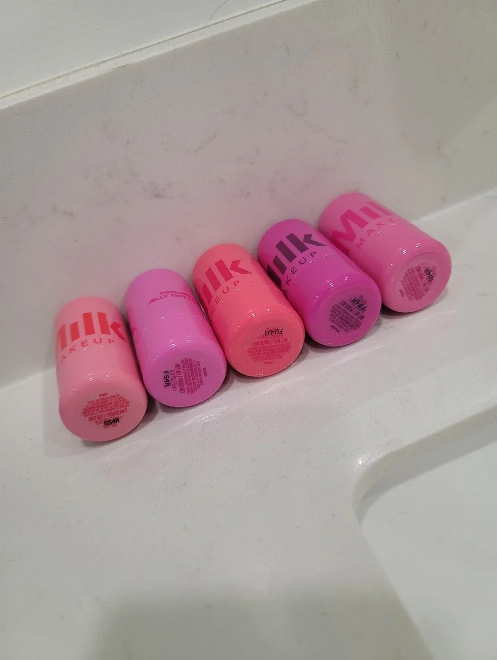 Lot of 5 MILK MAKEUP Cooling Water Jelly Tint Lip + Cheek Blush Stain